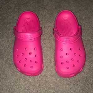 Hot Pink Crocs